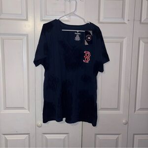 Women’s Boston Red Sox navy blue Tee 2x